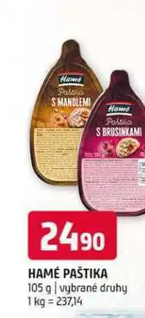 Terno Hamé Paštika 105 g vybrané druhy nabídka