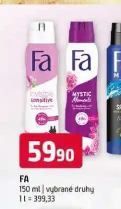 Terno Fa 150 ml vybrané druhy nabídka