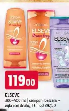Terno ELSEVE 300-400 ml šampon, balzám vybrané druhy nabídka
