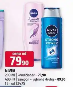 Terno Nivea 400 ml šampon vybrané druhy nabídka