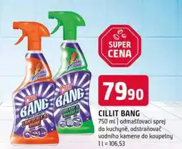 Terno Cillit bang 750 ml odmašťovací sprej do kuchyně, odstraňovač vodního kamene do koupelny nabídka