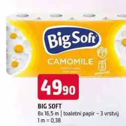 Terno Big Soft 10 8x 16,5 m toaletni papir 3 vrstvý nabídka