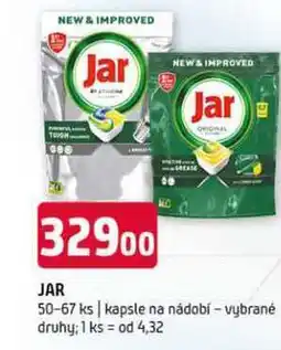 Terno JAR 50-67 ks kapsle na nádobí vybrané druhy nabídka