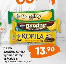 Terno Orion banány kofila vybrané druhy 45/42/35 g nabídka