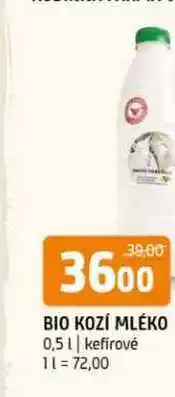 Terno Bio kozí mléko 0,5l kefírové nabídka