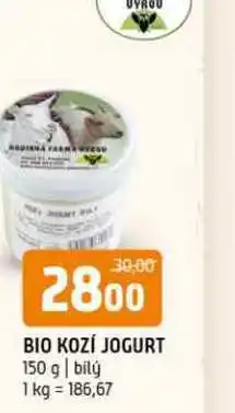 Terno Bio kozí jogurt 150 g bilý nabídka