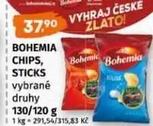 Terno Bohemia Chips 130/120g, různé druhy nabídka