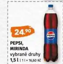 Terno Pepsi Mirinda 1,5l, vybrané druhy nabídka