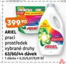 Terno Ariel prací prostředek vybrané druhy 63/60/44 dávek nabídka