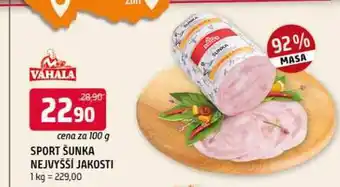 Terno Sport šunka nejvyšší jakosti 100g nabídka