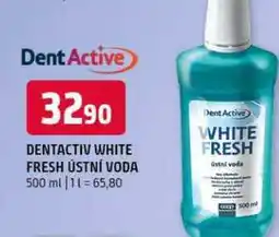 Terno Dentactiv white fresh ustní voda 500ml nabídka