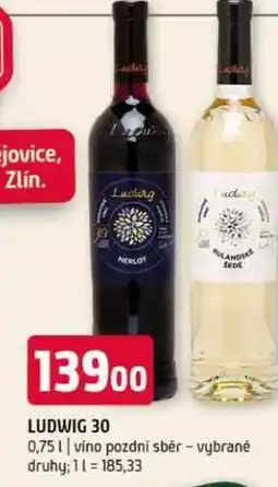 Terno Ludwig 30 0,75l víno pozdní sběr vybrané druhy nabídka