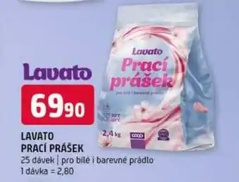 Terno Lavato Prací prášek 2,4 kg dávek pro bilé i barevné prádlo nabídka