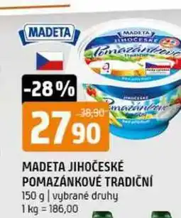 Terno Madeta Jihočeské pomazánkové tradiční 150g nabídka