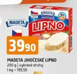 Terno Madeta Jihočeské Lipno tavený sýr 200g, vybrané druhy nabídka