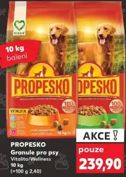 Kaufland PROPESKO Granule pro psy Vitalita/Wellness nabídka