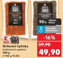 Kaufland Grilovací tyčinky barbecue/s pepřem nabídka