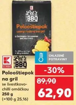 Kaufland Polooštiepok na gril se švestkovo- chilli omáčkou nabídka