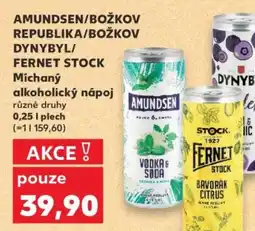 Kaufland AMUNDSEN/BOŽKOV REPUBLIKA/BOŽKOV DYNYBYL/ FERNET STOCK Míchaný alkoholický nápoj nabídka