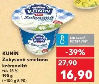 Kaufland KUNIN Zakysaná smetana krémovitá nabídka