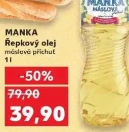 Kaufland MANKA Řepkový olej nabídka