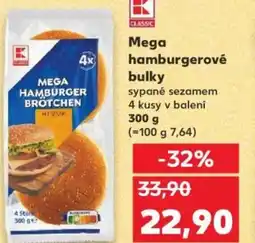 Kaufland Mega hamburgerové bulky nabídka