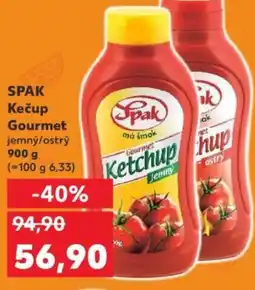 Kaufland SPAK Kečup Gourmet jemný/ostrý nabídka