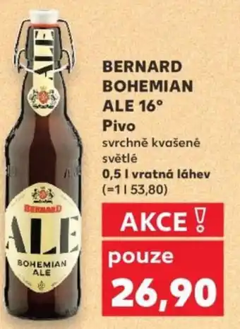 Kaufland BERNARD BOHEMIAN ALE 16° Pivo nabídka