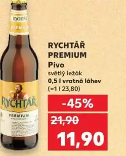 Kaufland RYCHTÁŘ PREMIUM Pivo světlý ležák nabídka