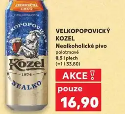 Kaufland VELKOPOPOVICKÝ KOZEL Nealkoholické pivo nabídka