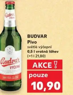 Kaufland BUDVAR Pivo nabídka