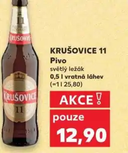Kaufland KRUŠOVICE 11 Pivo nabídka