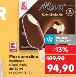 Kaufland Maxx zmrzlina nabídka