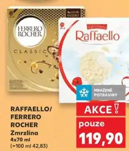 Kaufland RAFFAELLO/ FERRERO ROCHER Zmrzlina nabídka