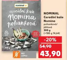 Kaufland NOMINAL Cereální kaše Nomina pohanková/ jáhlová nabídka