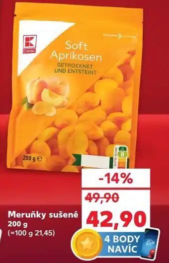 Kaufland Meruňky sušené nabídka