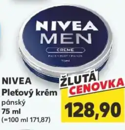 Kaufland NIVEA Pleťový krém pánský nabídka