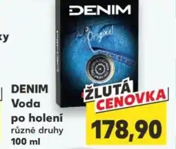 Kaufland DENIM Voda po holení nabídka