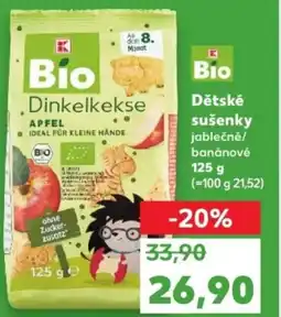 Kaufland Dětské sušenky jablečné/ banánové nabídka