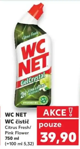 Kaufland WC NET WC čistič Citrus Fresh/ Pink Flower nabídka