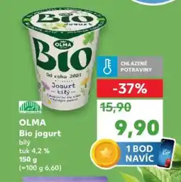 Kaufland OLMA Bio jogurt bílý nabídka