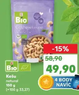 Kaufland Kešu natural nabídka