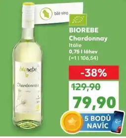 Kaufland BIOREBE Chardonnay Itálie nabídka