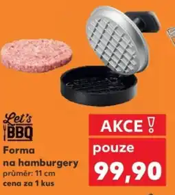 Kaufland Forma na hamburgery nabídka