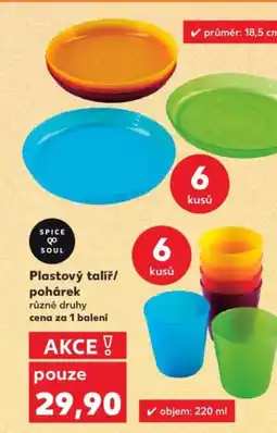 Kaufland Plastový talíř/ pohárek nabídka