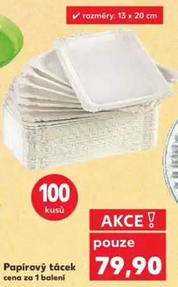 Kaufland Papírový tácek nabídka