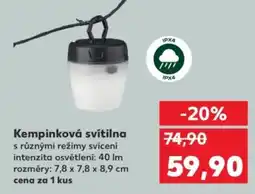 Kaufland Kempinková svítilna nabídka
