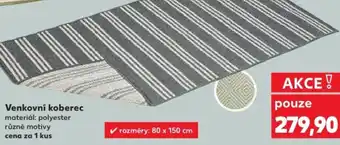 Kaufland Venkovní koberec nabídka