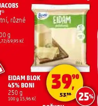 Penny Market EIDAM BLOK 45% BONI nabídka