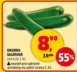 Penny Market OKURKA SALÁTOVÁ nabídka